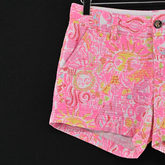 Lilly Pulitzer Callahan Shorts Size 2 Pink More Kinis in the Keys Pink Pout - Picture 10 of 14